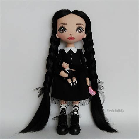 Iconic Style of Wednesday Addams Witchcraft Dolls
